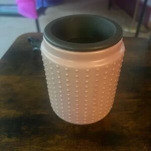 Pink Textured Tumbler